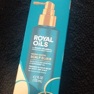 Royal Oils Scalp Elixir - Teal & Gold Bottle